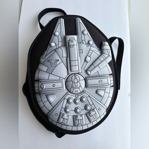 Loungefly Star Wars Millennium Falcon Backpack - Black and Gray